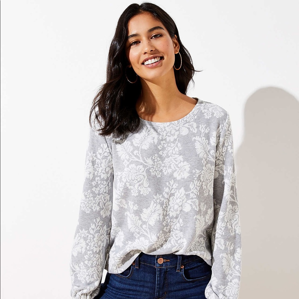 Loft cropped sweater